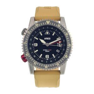 Ares Diver Global Mission Timer Steel Black Dial 41mm Automatic Mens Diver 1 GMT